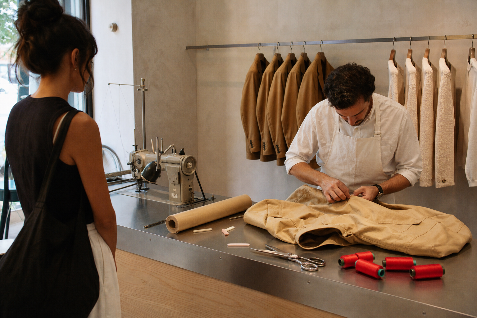 The Alteration Bar — in-store tailoring counter